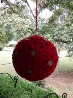 Crochet Flower Ball